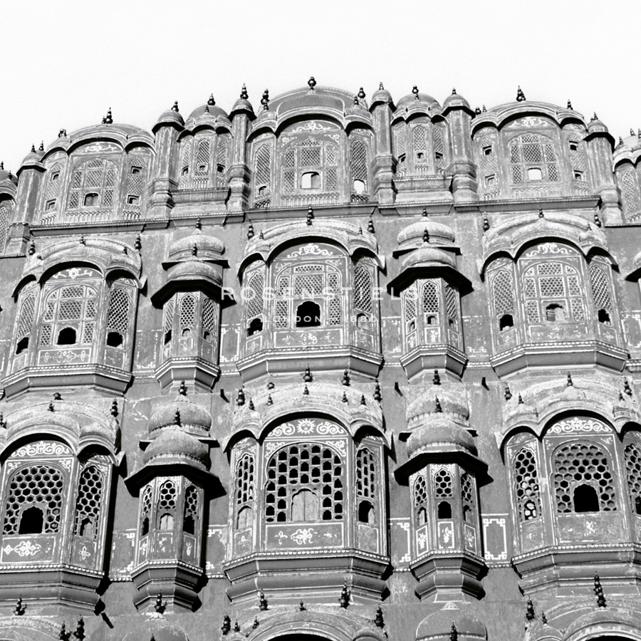 Palace of Winds, Jaipur - Noir - Yvan Travert
