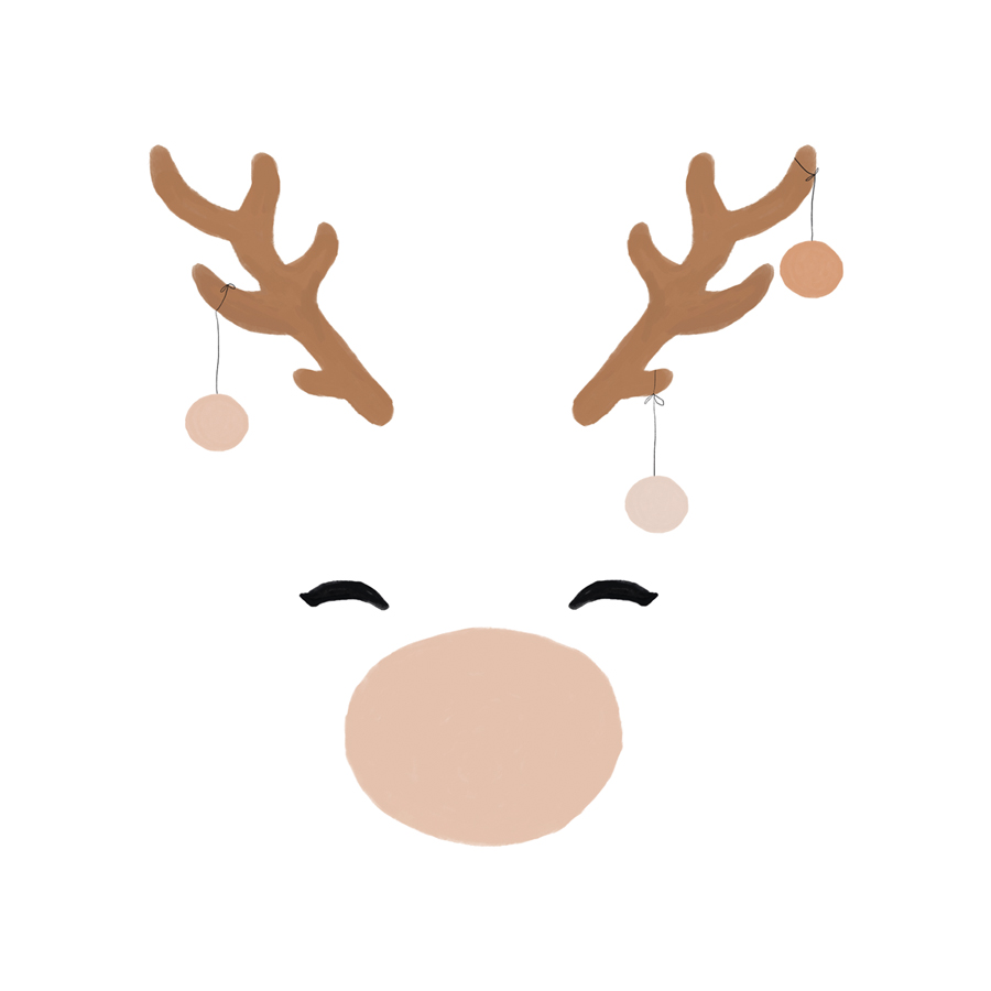 Festive Friends - Rudolph - Dana Shek