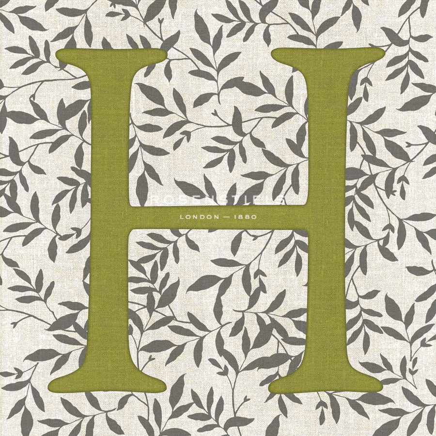 Leafy Letter - H - Belle Poesia