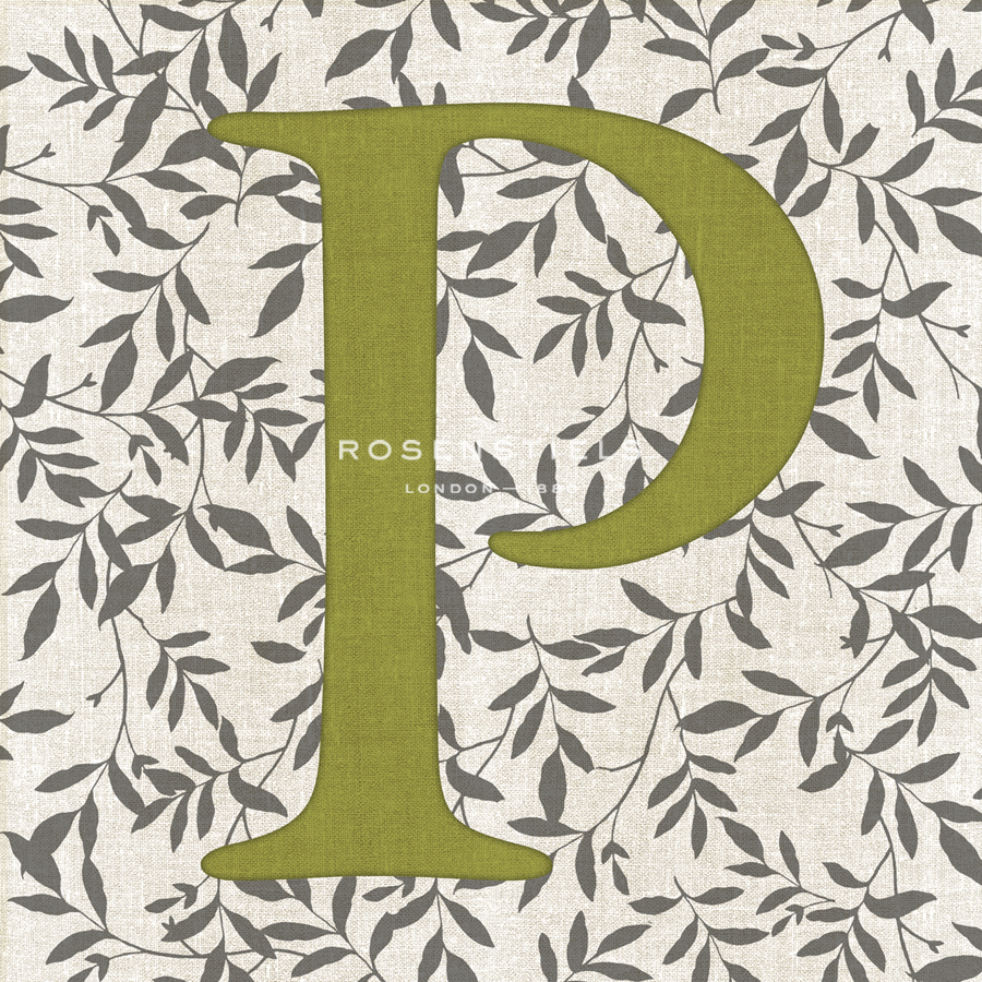 Leafy Letter - P - Belle Poesia