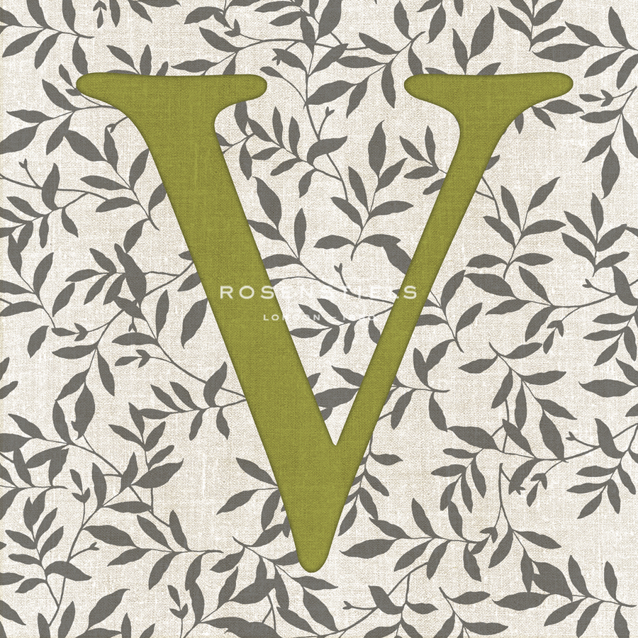 Leafy Letter - V - Belle Poesia