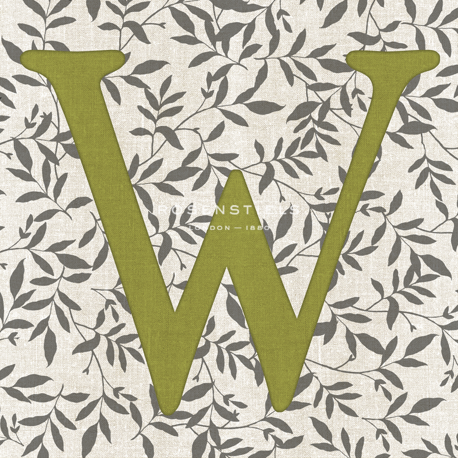 Leafy Letter - W - Belle Poesia