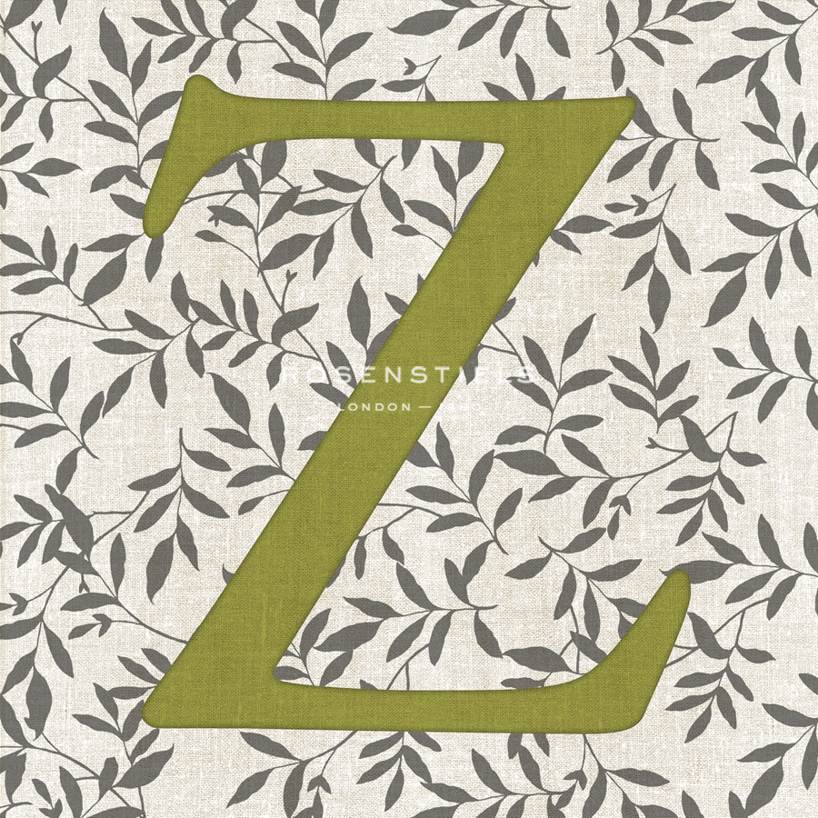 Leafy Letter - Z - Belle Poesia