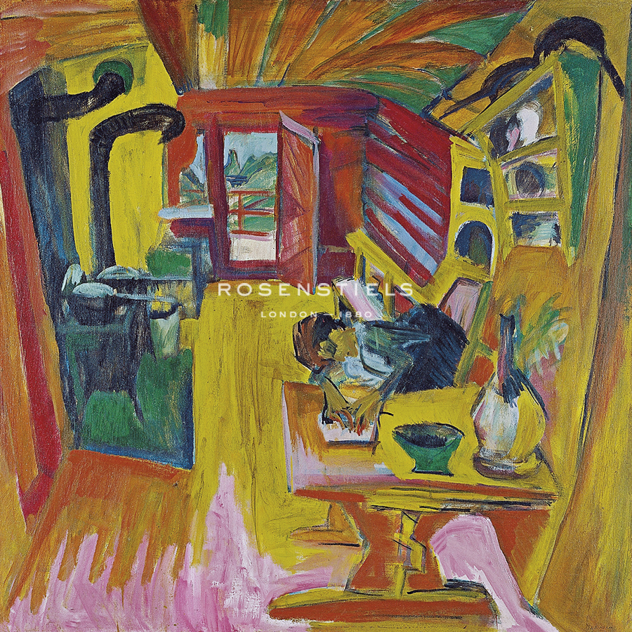 Alpine Kitchen - Ernst Ludwig Kirchner