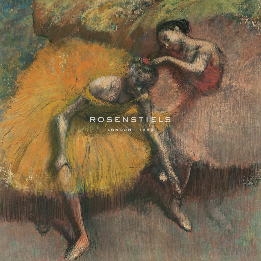Two Dancers in Yellow and Pink - Edgar Degas