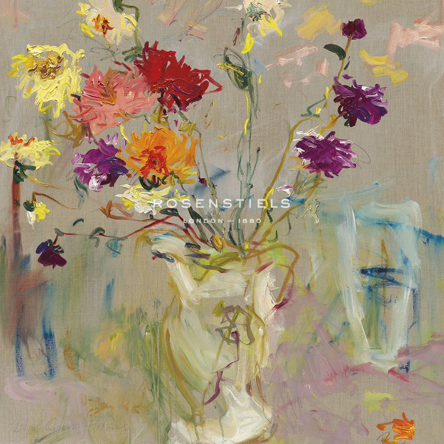 A Jug of Dahlias - Lilia Orlova Holmes