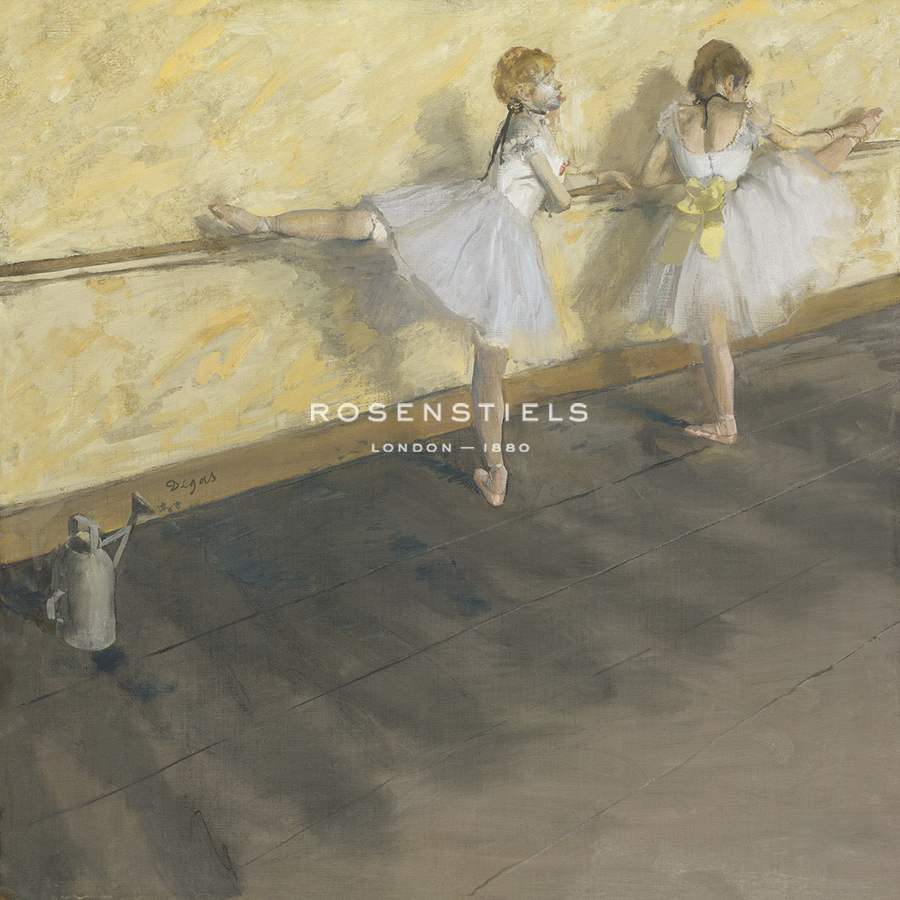 Dancers Practicing at the Barre - Edgar Degas