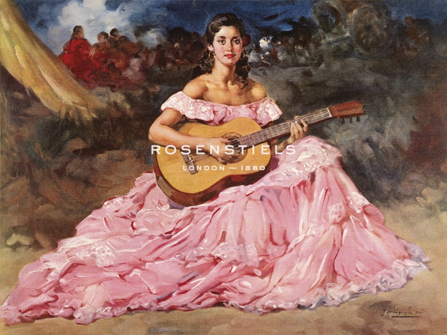 La Guitarista - Francisco Rodriguez Sanchez Clemente