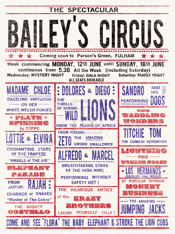 Baileys Circus - The Vintage Collection