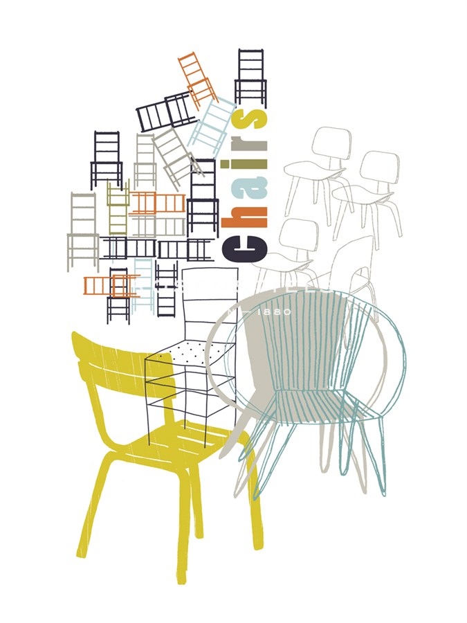 A Collection of Chairs - Laure Girardin Vissian