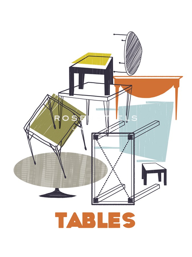 A Collection of Tables - Laure Girardin Vissian