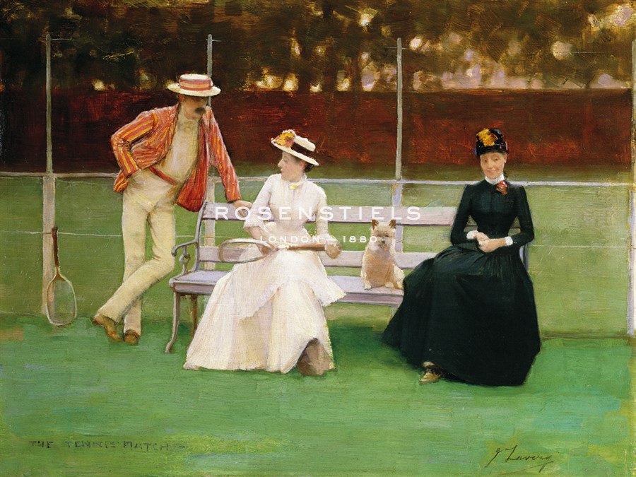 The Tennis Match - Sir John Lavery
