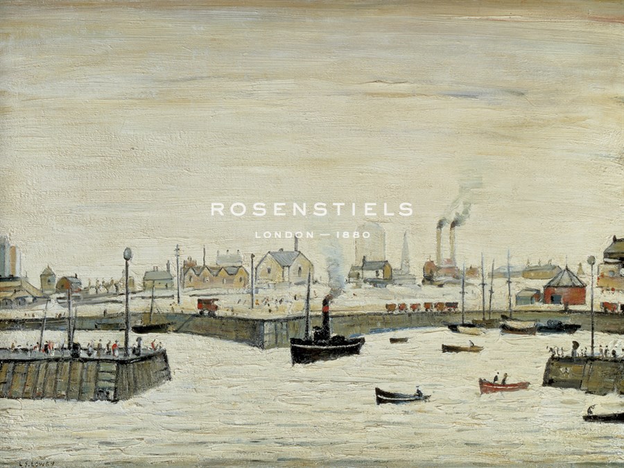 The Harbour (Maryport), 1957 - L.S. Lowry