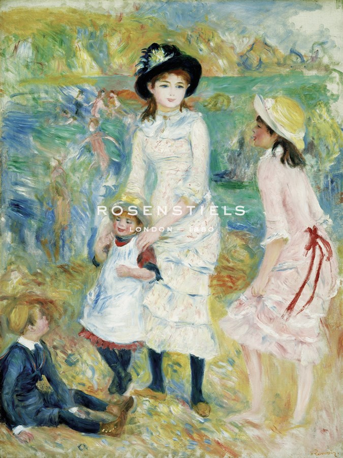 Children on the Seashore, Guernsey, c1883 - Pierre Auguste Renoir