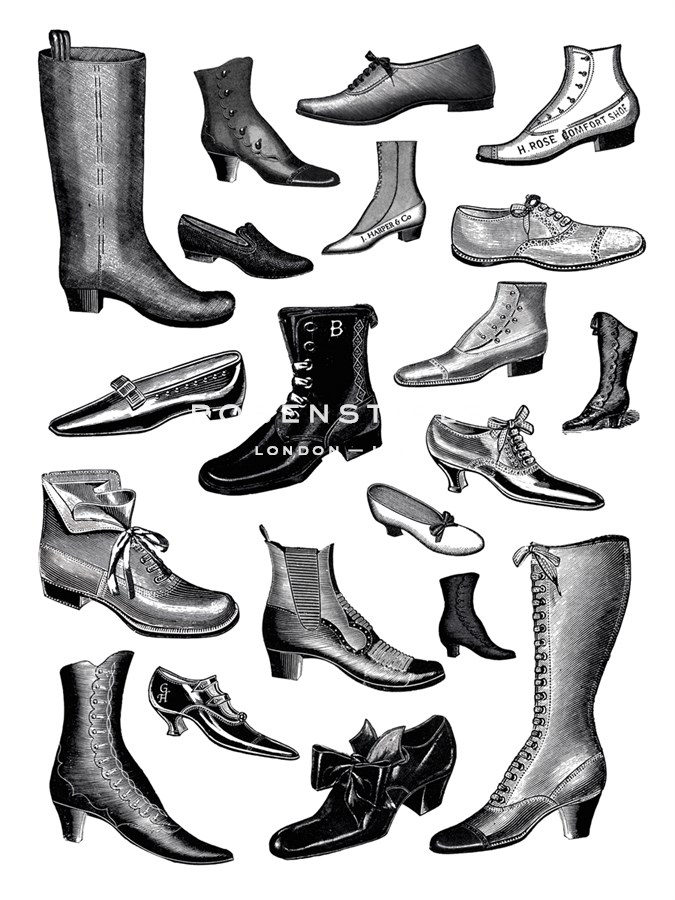 Fashionable Footwear - The Vintage Collection