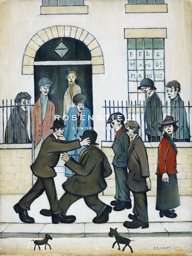 A Fight, c1935 - L.S. Lowry
