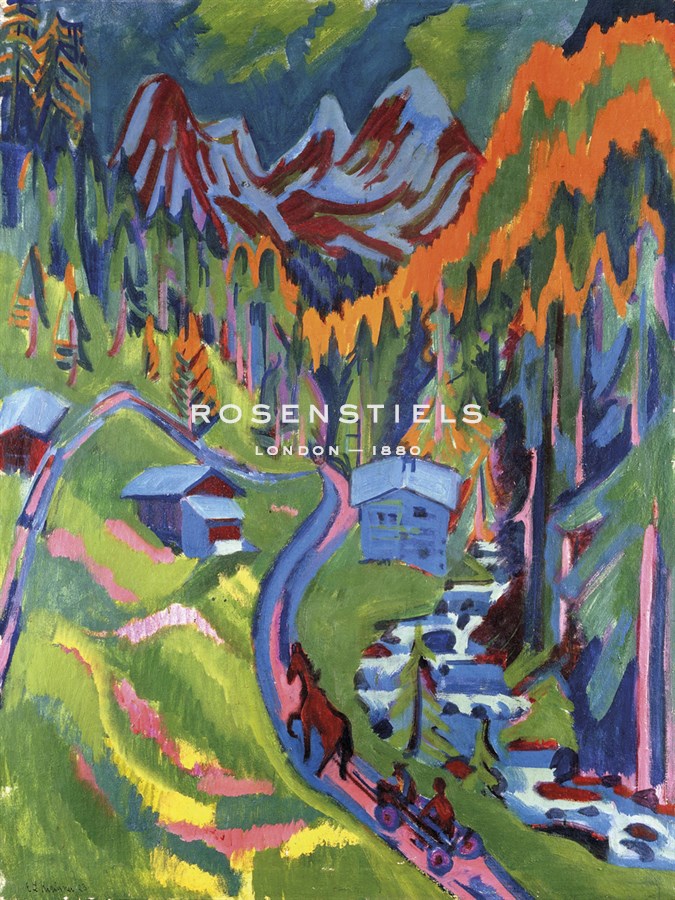 Sertig Path in Summer - Ernst Ludwig Kirchner