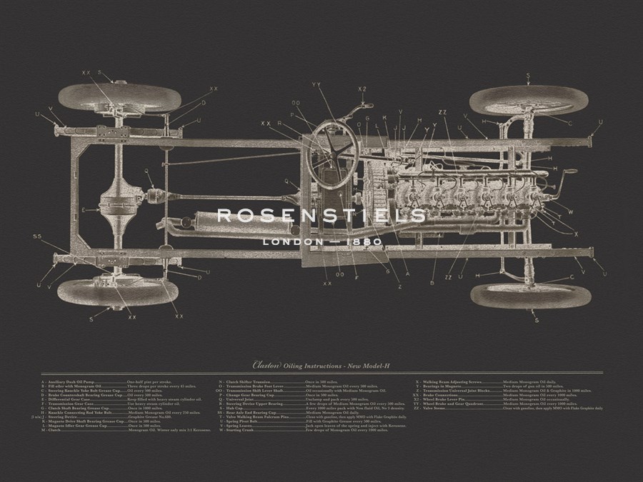 Claxton Blueprint - Noir - The Vintage Collection
