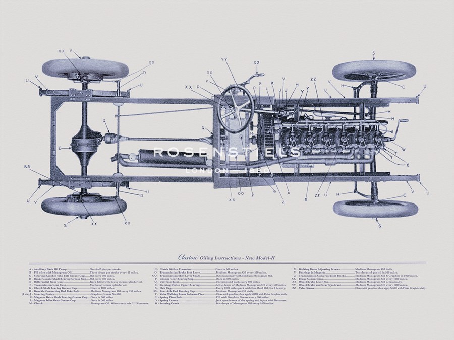 Claxton Blueprint - The Vintage Collection