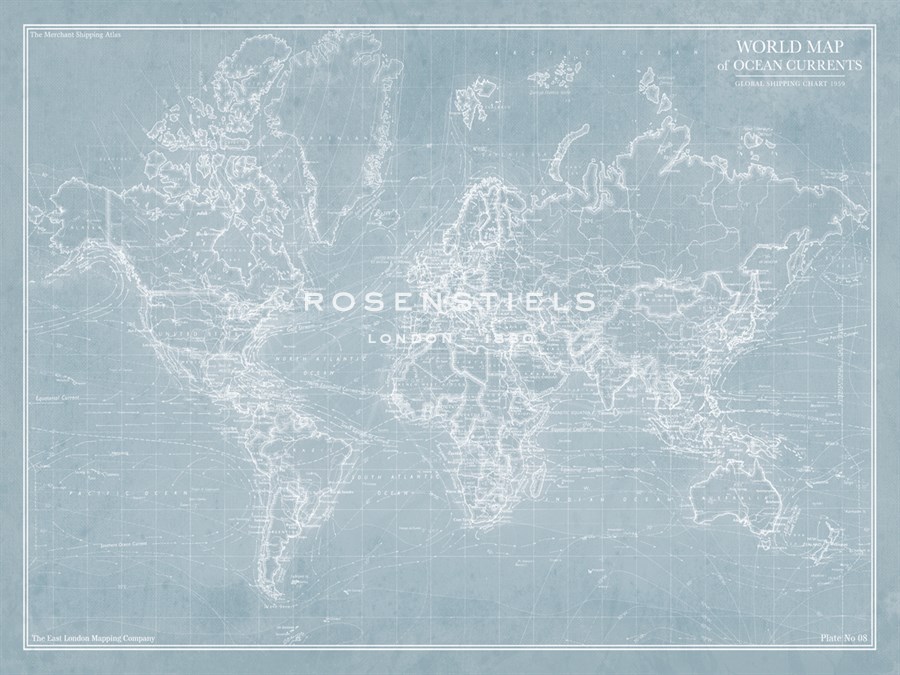 Explorer - World Map - The Vintage Collection