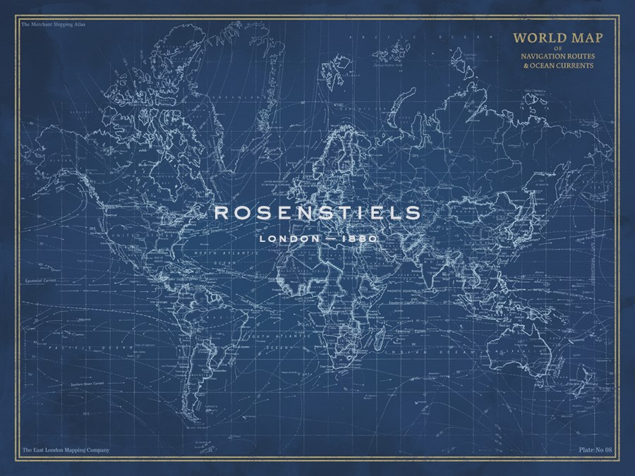 Navigator - World Map - The Vintage Collection