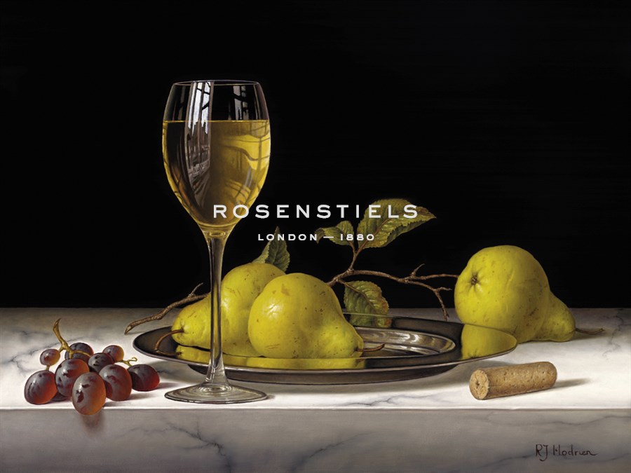 Pears on a Silver Plate - Roy Hodrien