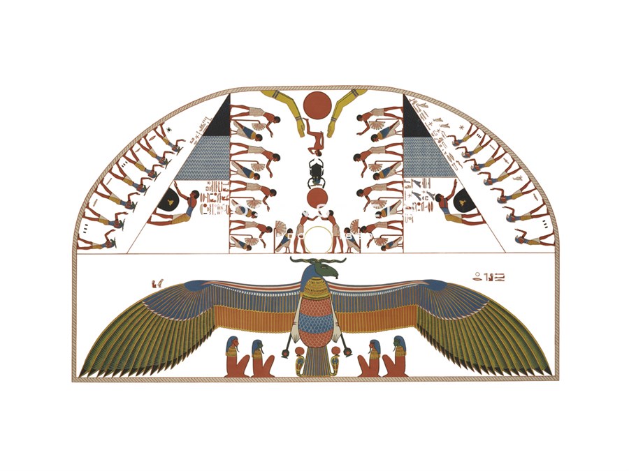 Egyptian Monuments - Tomb of Siptah - Historic Collection