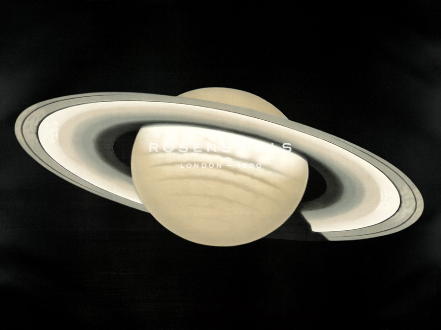 The Planet Saturn - Etienne Leopold Trouvelot