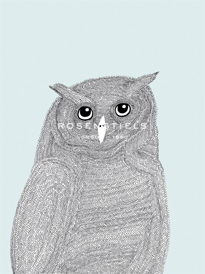 Linear Friends - Owl - Virginia Kraljevic