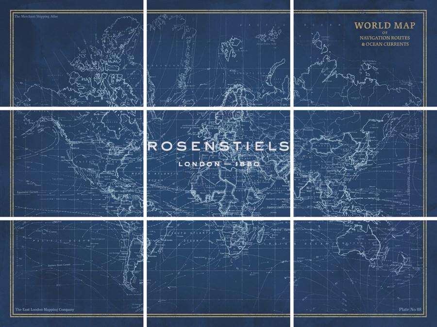 Navigator - World Map - Set - The Vintage Collection
