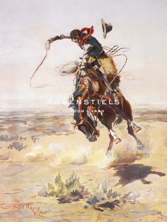 A Bad Hoss - Charles Marion Russell