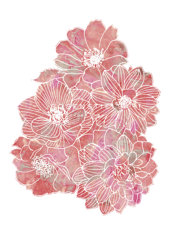 Floating Florals - Carnival - Belle Poesia
