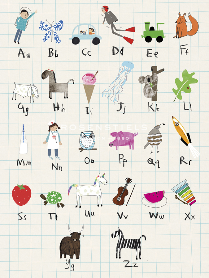 Astronaut Alphabet - Lisa Stickley