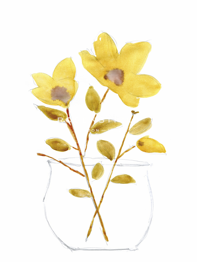 Bowl Vase Florals - Belle Poesia