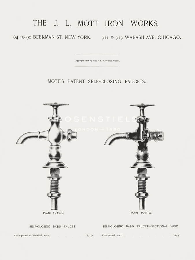 Self Closing Faucets - The Vintage Collection