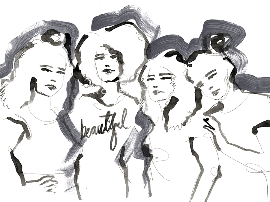 Naive Sketch - Beautiful - Aurora Bell