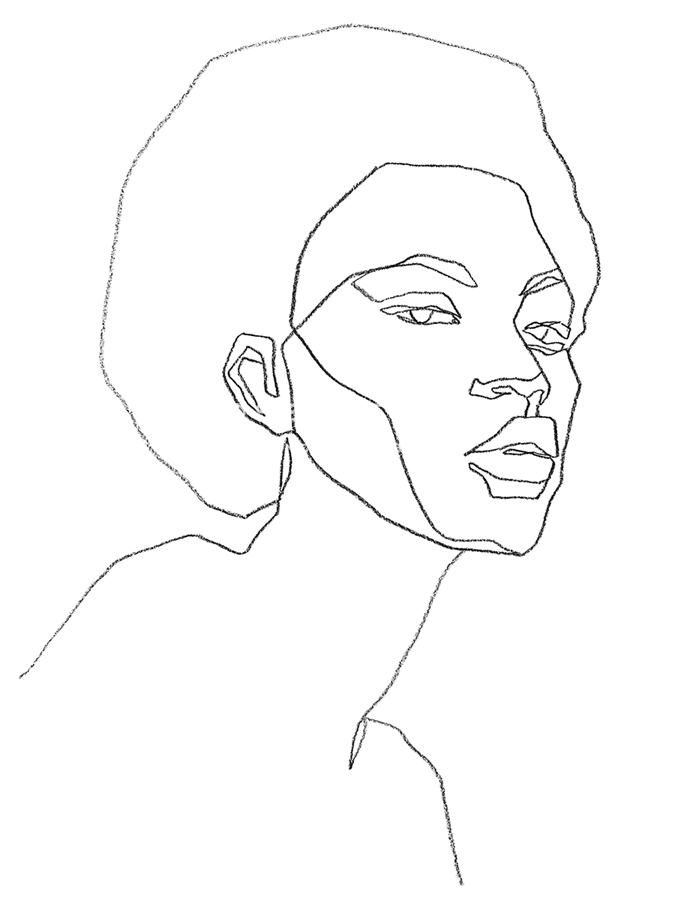 Simple Portrait - Gaze - Aurora Bell