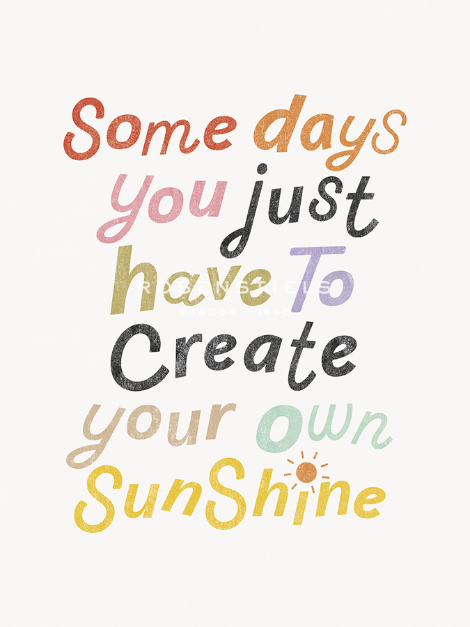Create Sunshine - Archie Stone