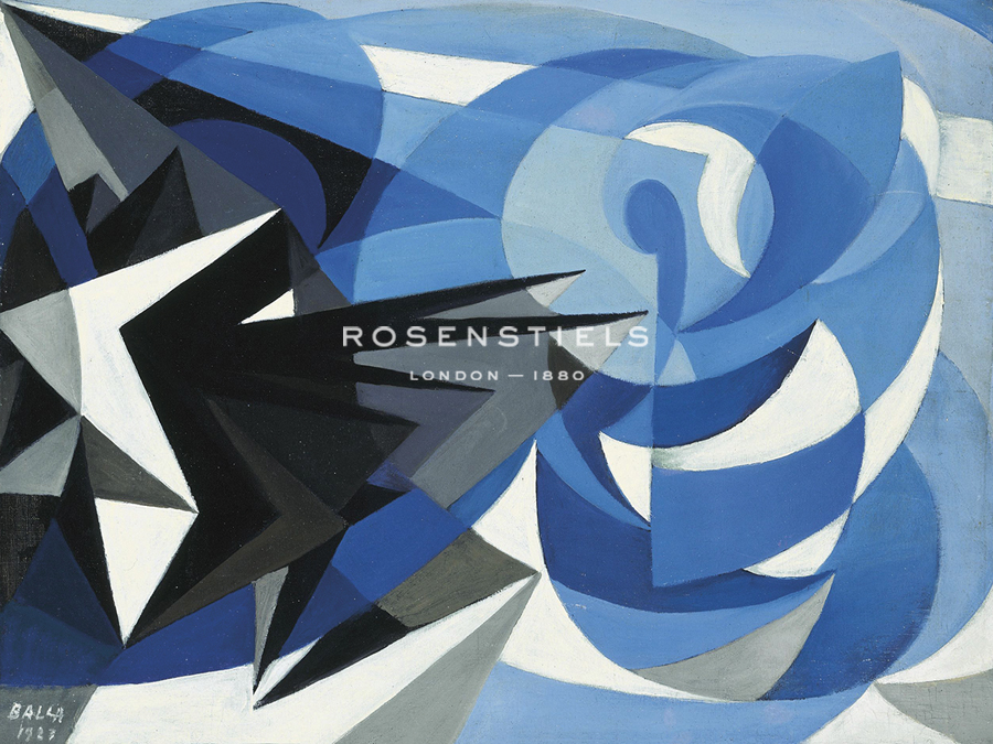 Composition en Azul - Giacomo Balla