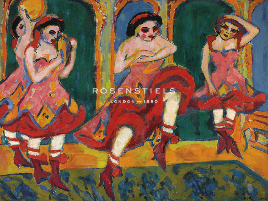 Czardas Dancers - Ernst Ludwig Kirchner