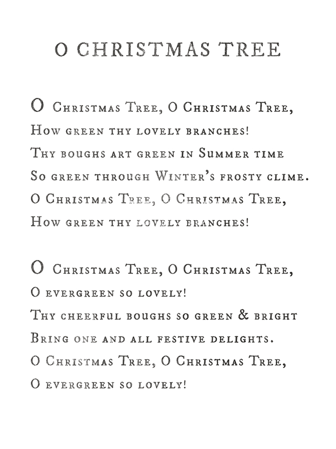 O Christmas Tree - Maria Mendez