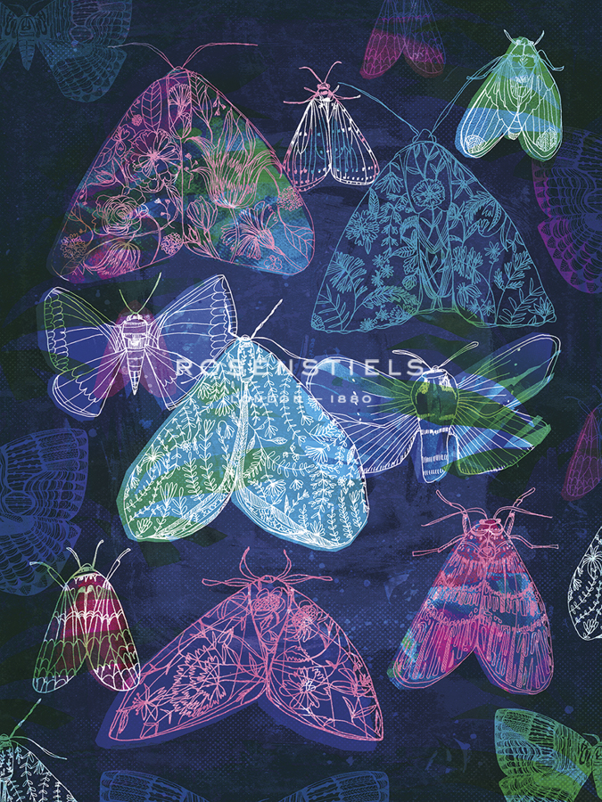 Floral Night Moths - Paula Mills