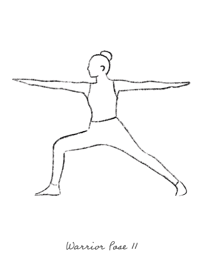 Yoga Flow - Warrior II - Lisa McCandless