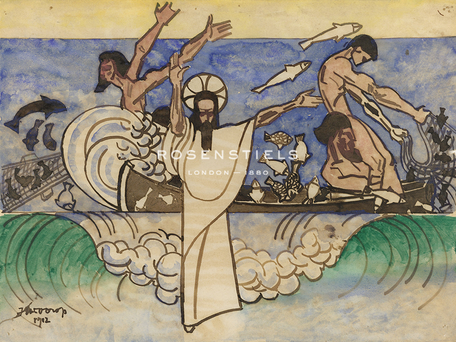 The Miraculous Fish - Jan Toorop