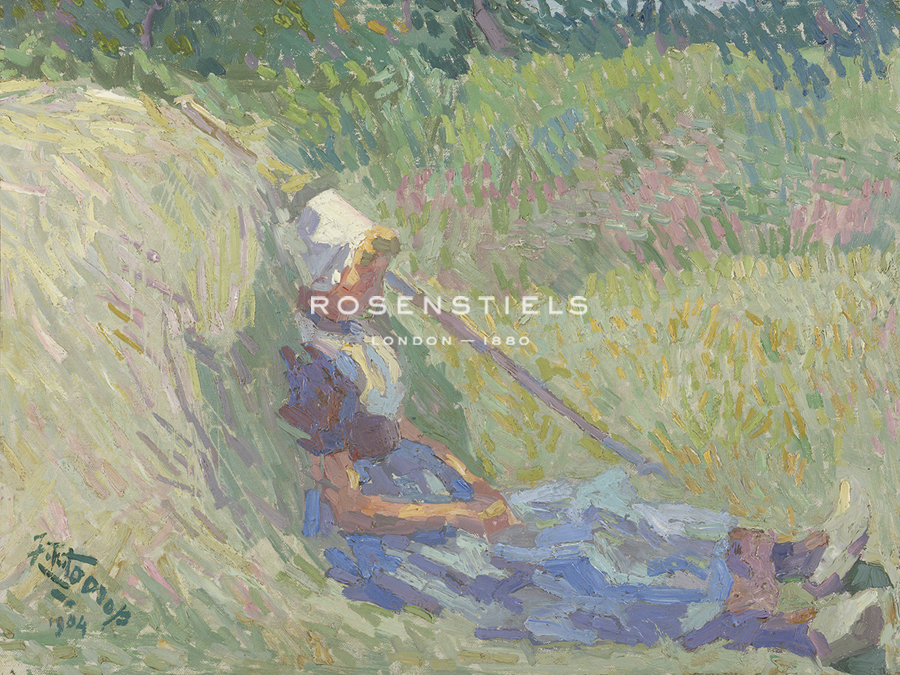 Resting Farmer's Wife - Jan Toorop