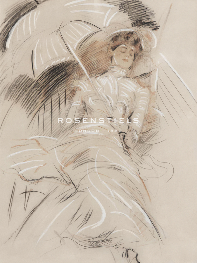 Ellen with an Umbrella - Paul Helleu