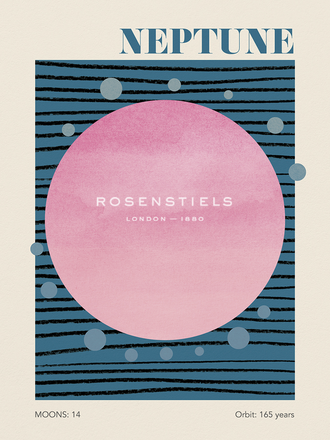 Planet Poster - Neptune - Otto Gibb