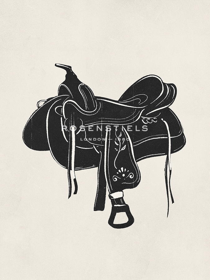 Cowboy Detail - Saddle - Lisa McCandless