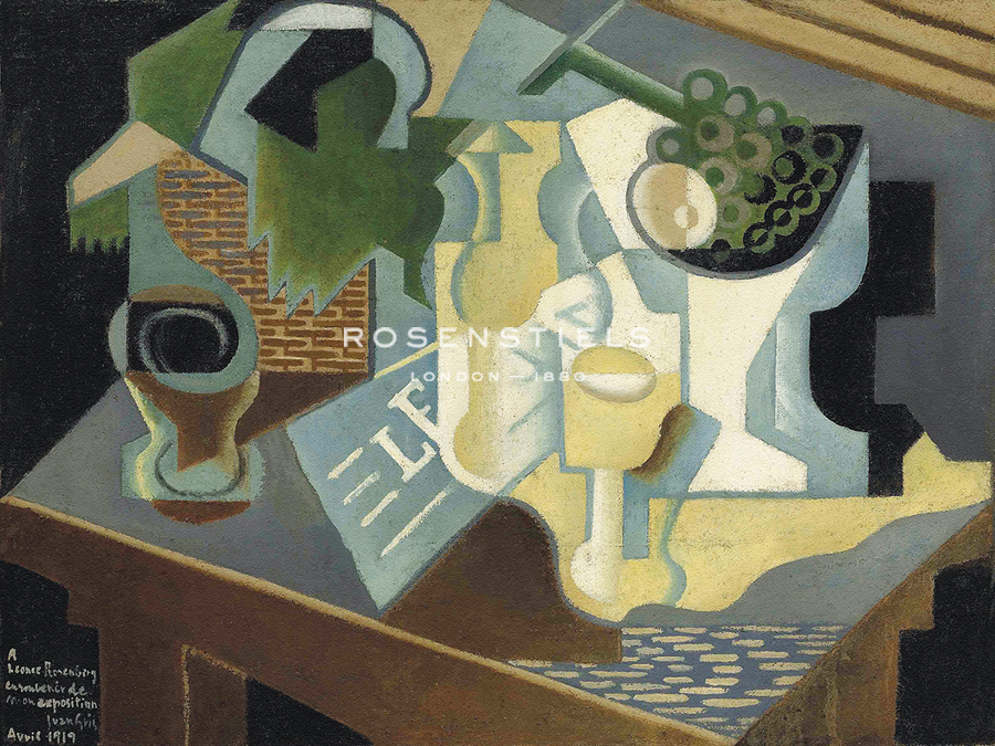 The Table in Front of the Building - Juan Gris