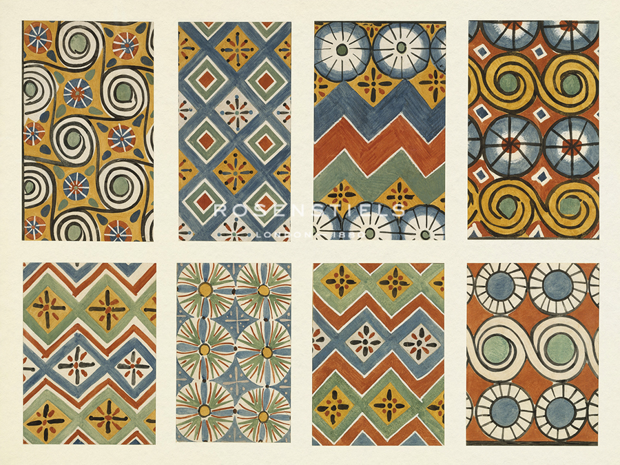 Eight Ceiling Patterns - Nina de Garis Davies